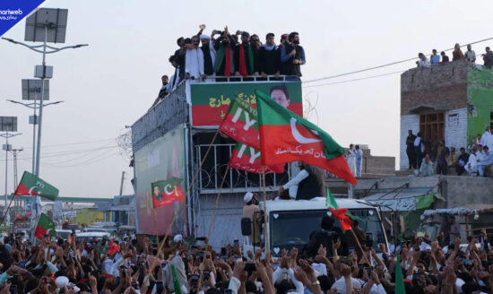 PTI Long March Reaches Karak as Sohail Afridi Leads Convoy