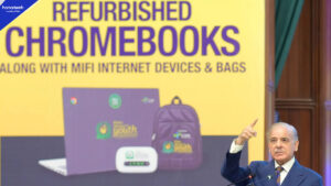 PM Launches Chromebook Scheme for 500,000 School and Madrassa Students
