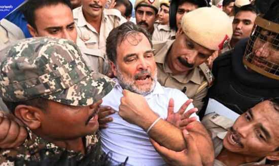 Rahul Gandhi Detained During Protest against Election Commission in India
