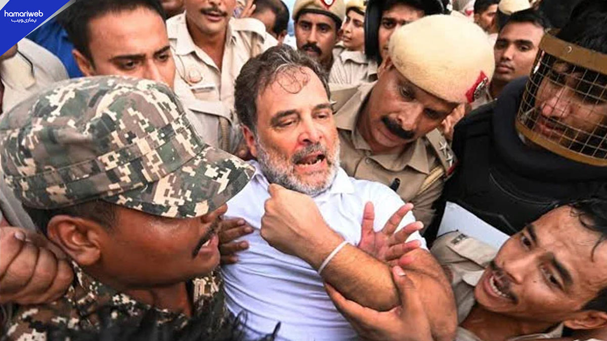 Rahul Gandhi Detained During Protest against Election Commission in India