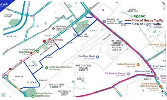 Karachi: Sir Syed Flyover Lane Closed from Today for Development Work